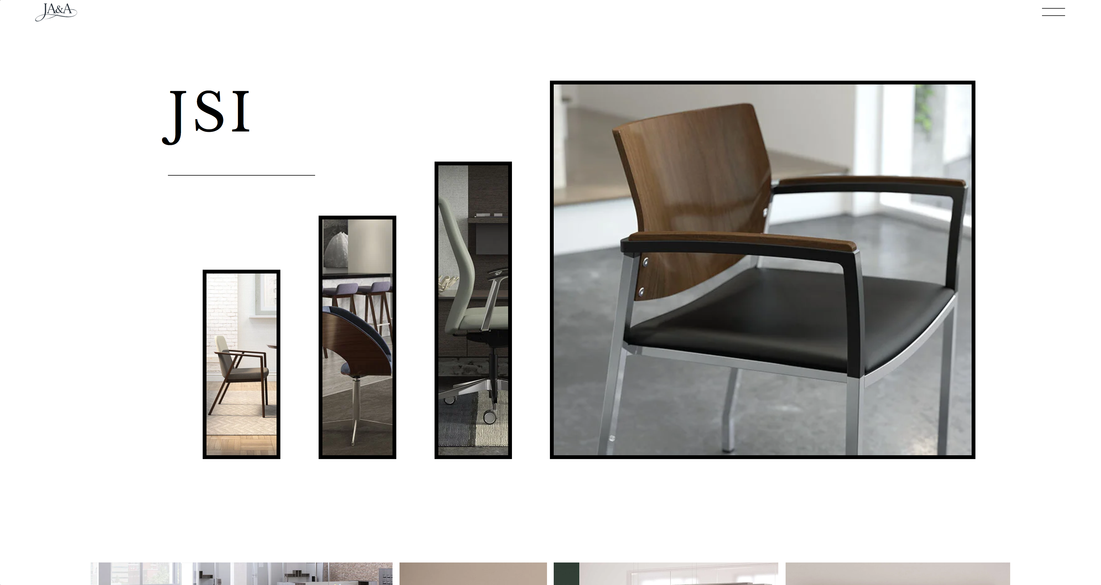 Jimmy Allen and Associates gallery page section design