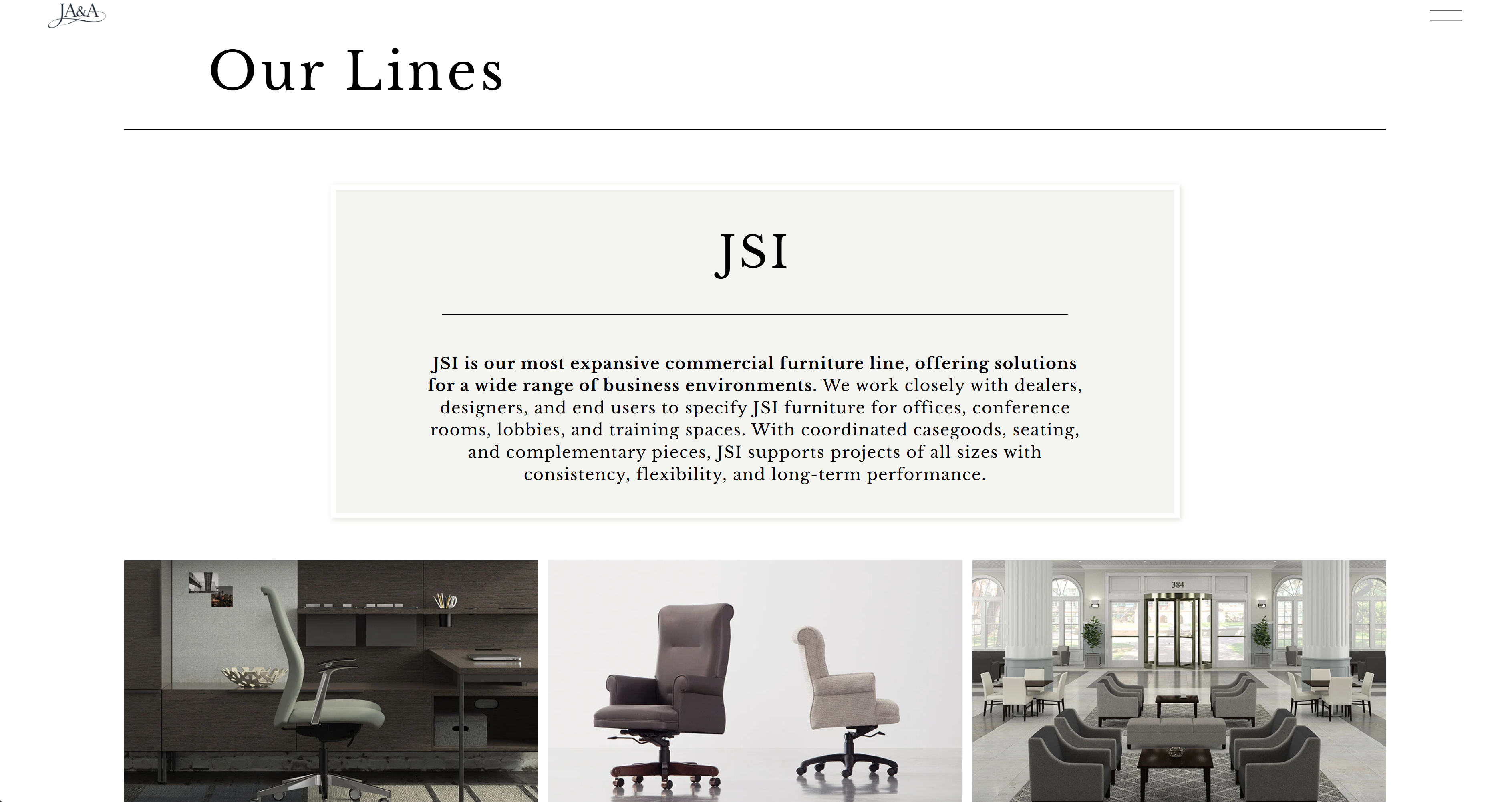Jimmy Allen and Associates homepage value example