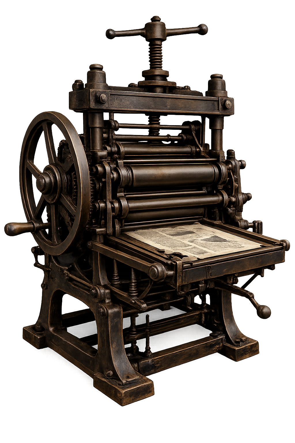 Framed picture of a cat in a suit